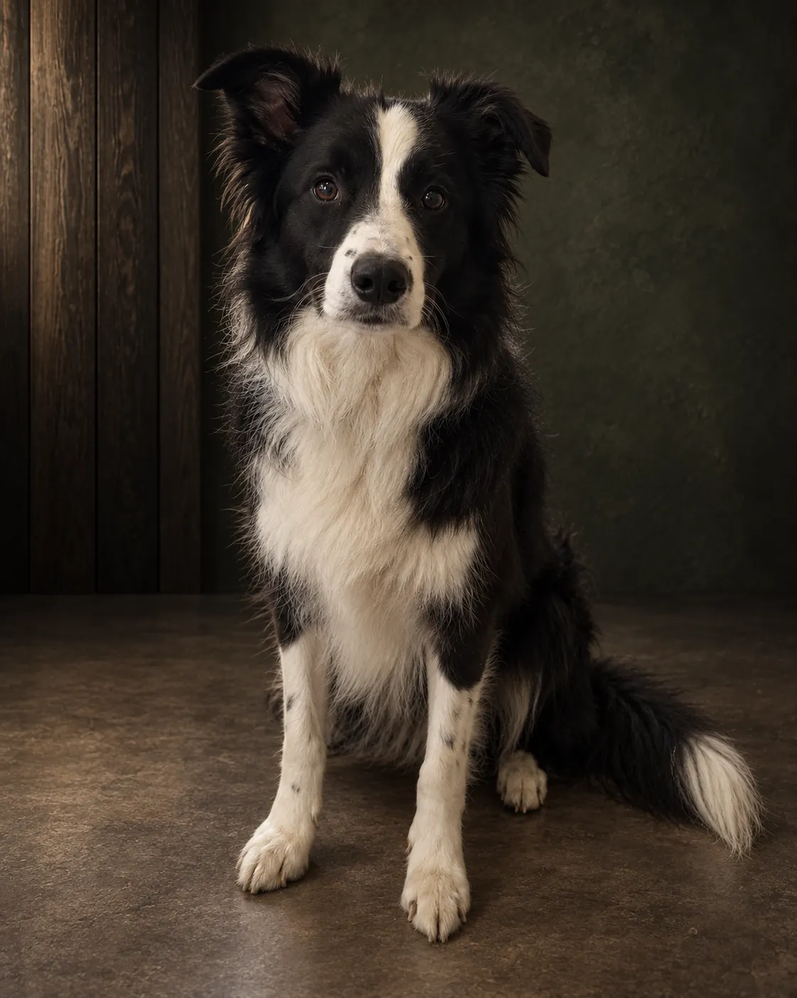 Finished portrait, Dark editorial